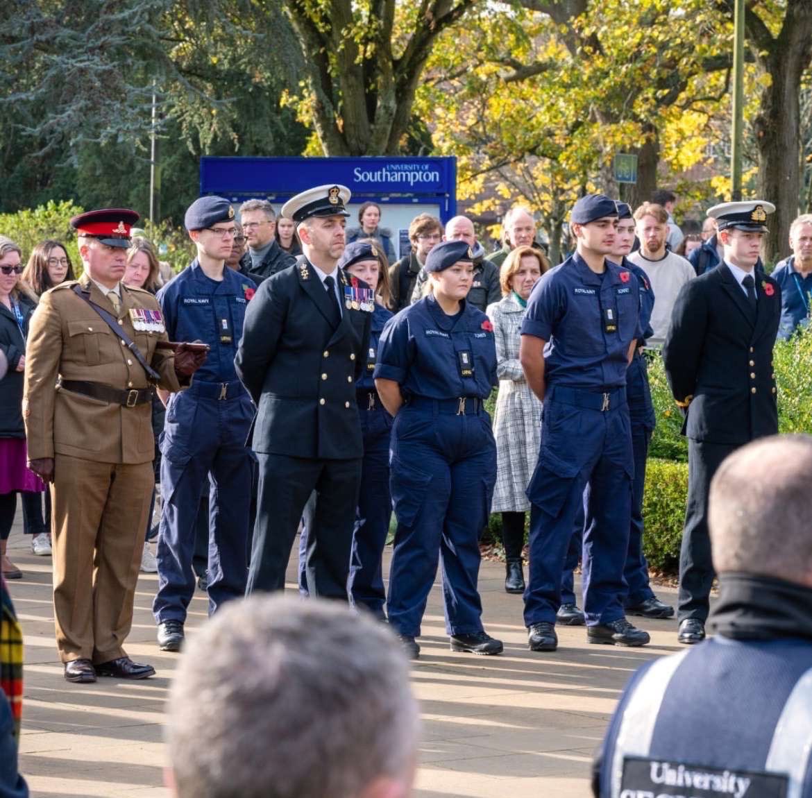 URNU Solent (@urnusolent) on Twitter photo Today, members of URNU Solent had the honour of attending the <a href="/unisouthampton/">University of Southampton</a> remembrance ceremony in aid of all who served and are currently serving. Thank you all for representing the unit so smartly.
#Remembrance2024 #lestweforget2024 #RemembranceSunday Today, members of URNU Solent had the honour of attending the <a href="/unisouthampton/">University of Southampton</a> remembrance ceremony in aid of all who served and are currently serving. Thank you all for representing the unit so smartly.
#Remembrance2024 #lestweforget2024 #RemembranceSunday