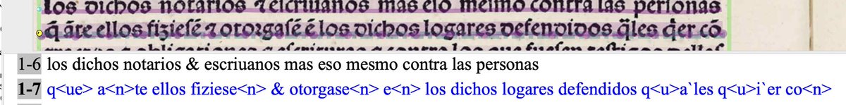 jmfradejas.bsky.social (@jmfraderue) on Twitter photo He creado modelo para transcribir incunables góticos castelkanos con <a href="/Transkribus/">Transkribus</a>. Tasas de error CER 0.20 y 0.77, WER 3.21. Lo acabo de probar con INC/1243 <a href="/BNE_biblioteca/">Biblioteca Nacional de España</a> (Sevilla en c. 1492). El resultado es espectacular: es capaz de desarrollar y marcar las abreviaturas 👇 He creado modelo para transcribir incunables góticos castelkanos con <a href="/Transkribus/">Transkribus</a>. Tasas de error CER 0.20 y 0.77, WER 3.21. Lo acabo de probar con INC/1243 <a href="/BNE_biblioteca/">Biblioteca Nacional de España</a> (Sevilla en c. 1492). El resultado es espectacular: es capaz de desarrollar y marcar las abreviaturas 👇