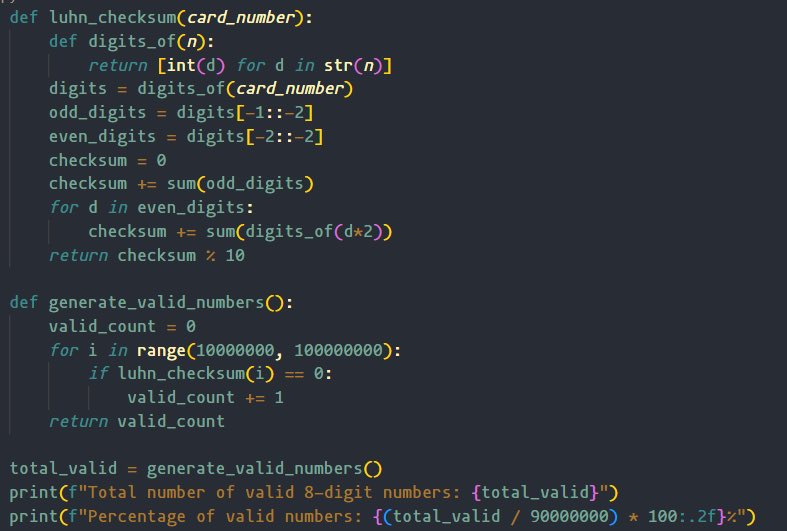 nyUol23's tweet image. The idea of catching common data entry errors and real time Validation. #LuhnAlgorithm 🫡