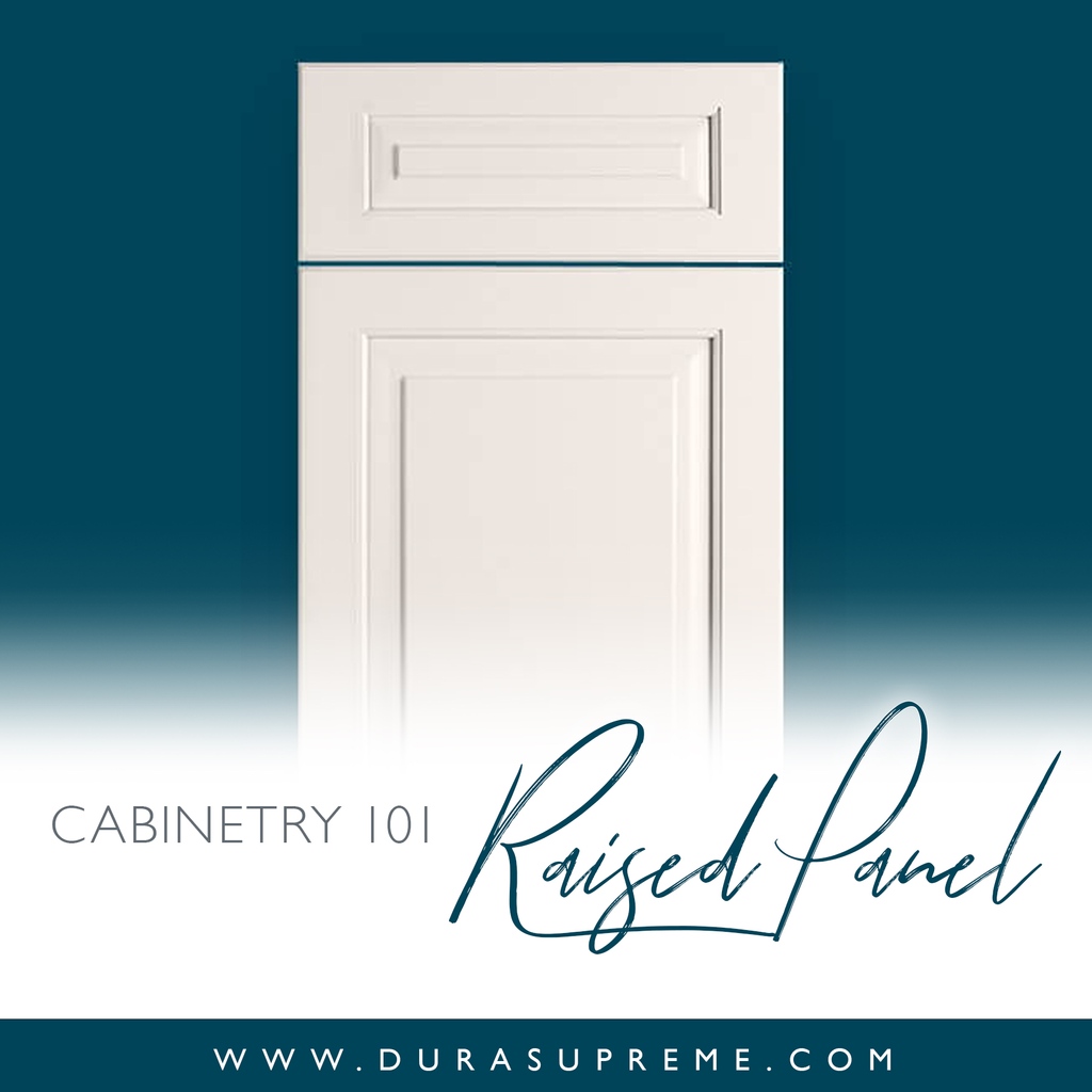 durasupreme's tweet image. What is a Raised Panel #CabinetDoor? This type of door style has a raised center panel with a specific profile or contour or both. #RaisedPanel #cabinetry #doors work well for traditional and transitional looks. Learn more! 

durasupreme.com/cabinetry-term…