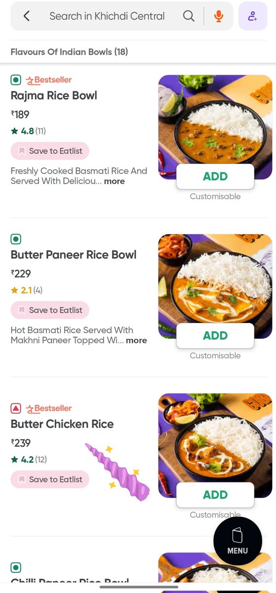 AllakkiSurya's tweet photo. @Swiggy @SwiggyCares 
You guys are great at making your customers fools.
How can a pure veg restaurant serve chicken rice.
#boycottswiggy https://t.co/0xmuymzRtm