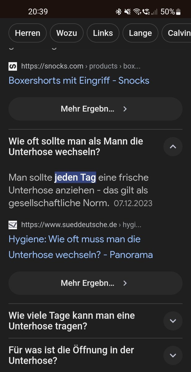 Ich bin manchmal so froh, dass mal mittlerweile echt alles googeln kann.