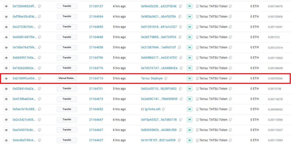 TatsuEcosystem's tweet photo. Clarifying the Swapback Function for Our New Members!

We haven't addressed this in a while, and it's time to do it again, since we have a lot of new $TATSU holders, new community members, and we had a few people asking about this today. The TATSU token contract is somewhat specific, because it doesn't have an "Auto Redeem" function like the majority of contracts; redeeming tax tokens has to be done manually, and we trigger this function with the deployer wallet.

DEPLOYER WALLET DOESN'T SELL TOKENS, IT ONLY TRIGGERS THE SWAPBACK FUNCTION!

To explain even more in detail, our contract is a tax contract, and collected tax is accumulating in the contract. This contract doesn't swap tax tokens to $ETH automatically like most contracts; we actually have to trigger this function each time to swap collected tokens to $ETH. It's a normal function that each tax contract has, but it's done differently in our contract.

We are hoping this explains it clearly. Our ultimate goal is to secure stable revenue in the form of $TAO emissions and, after this, to migrate to a new contract—a 0% tax contract. We are hopeful that our new subnet will get us there, and this could happen rather quickly, but for now, we are sticking with this contract, and tax as a form of revenue that is funding our project, paying for operational costs, development, etc.

Thank you for your support as we push towards the biggest milestone in our project—registering this new promising Document Understanding subnet on the #Bittensor network.