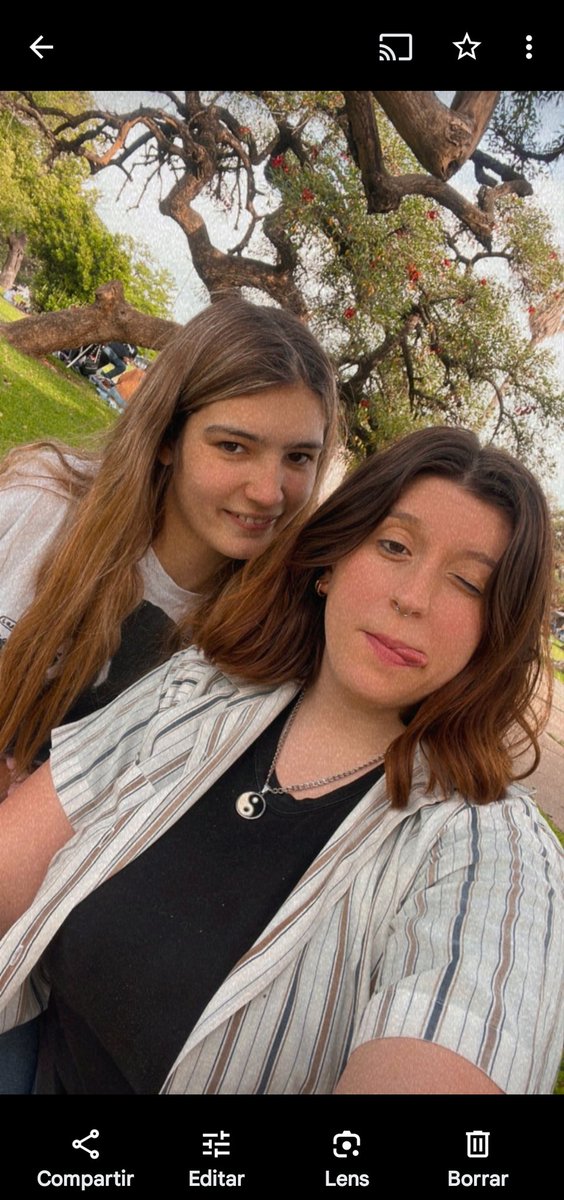 Me hace muy bien estoy con los amigos