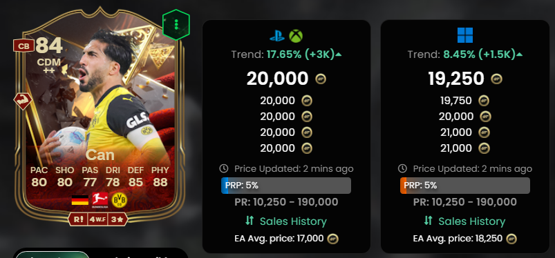 oldgamerpozza's tweet photo. كان ب 15 الف امس مبروك اللي اشترى ممكن تبيع ببكرة الصبح اشوف افضل 

#FIFA24Trading #FUTArab #FUTProfits #تجارة_التمت_تيم 
#FUTMarketWatch #UltimateTeam #فيفا_التيم_تيم https://t.co/EZBNpvQYoE