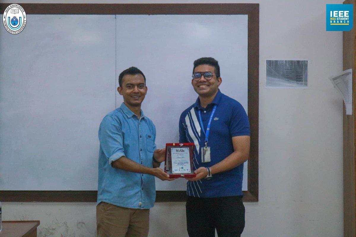 ieeensusb's tweet photo. IEEE NSU Student Branch in collaboration with IEEE Bangladesh Section hosted the event titled “Public Speaking: Speaking with Impact”on 28 September 2024. https://t.co/Cs6EH7gr0Z
