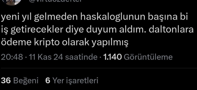 Bir süredir beni öldrmekle iligili ciddi tehdit mesajları, yaşadığım yerin adresi, tüm aileme çok sayıda tehdit mesajları atılıyor. 

Gerekli yerlere yazmama rağmen hiçbir adım atılmadı, cevap bile vermediler.

Türkiye sınırları içerisinde başıma bir iş gelirse tek sorumlusu buna