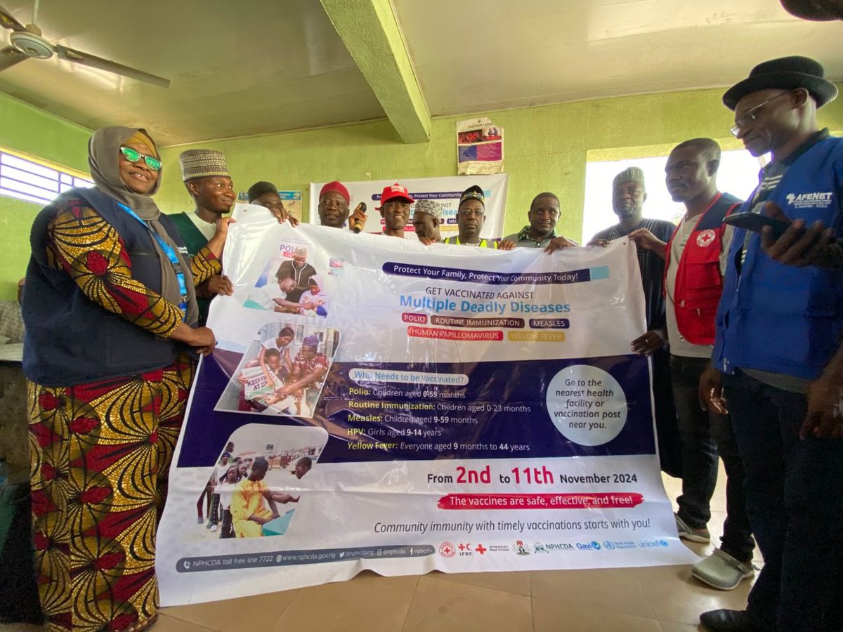 nrcs_ng's tweet photo. Bauchi State Measles Vaccination Campaign 2024!
@nrcs_ng Volunteers are going door-to-door,advocating to & mobilizing caregivers of 9-59 month olds in 20 LGAs.
Communities hold the key to safeguarding health! Thank you partners & communities for your support! #MVC #AmCross #IFRC https://t.co/WvsX0ZCmAf