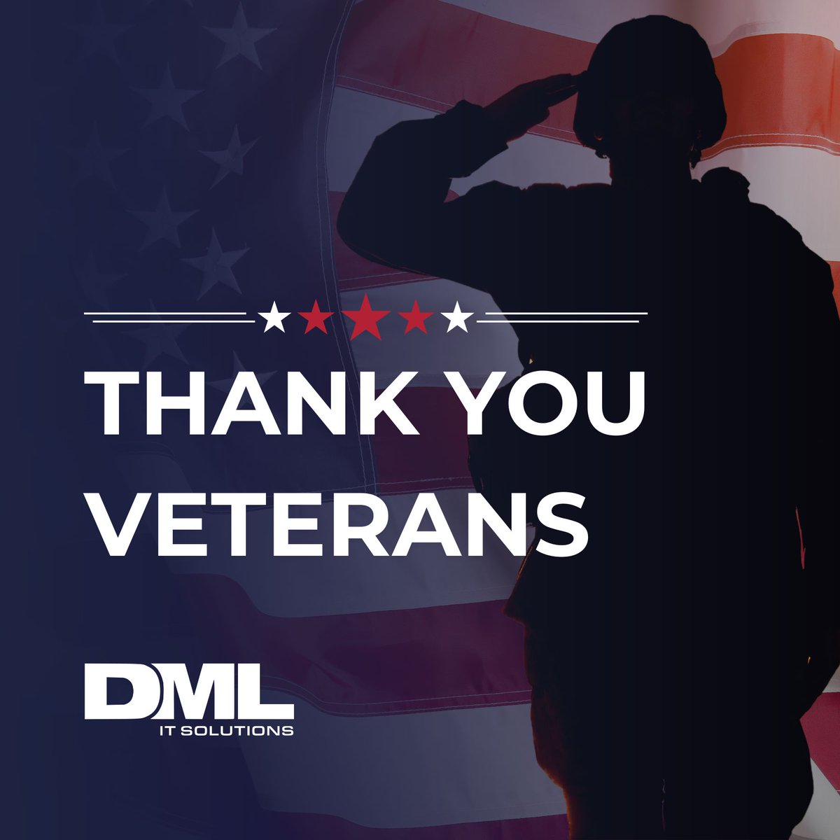 DMLITSolutions's tweet image. Today and every day, we honor veterans everywhere for their service and dedication! 🇺🇸 #VeteransDay #ThankYouVeterans
