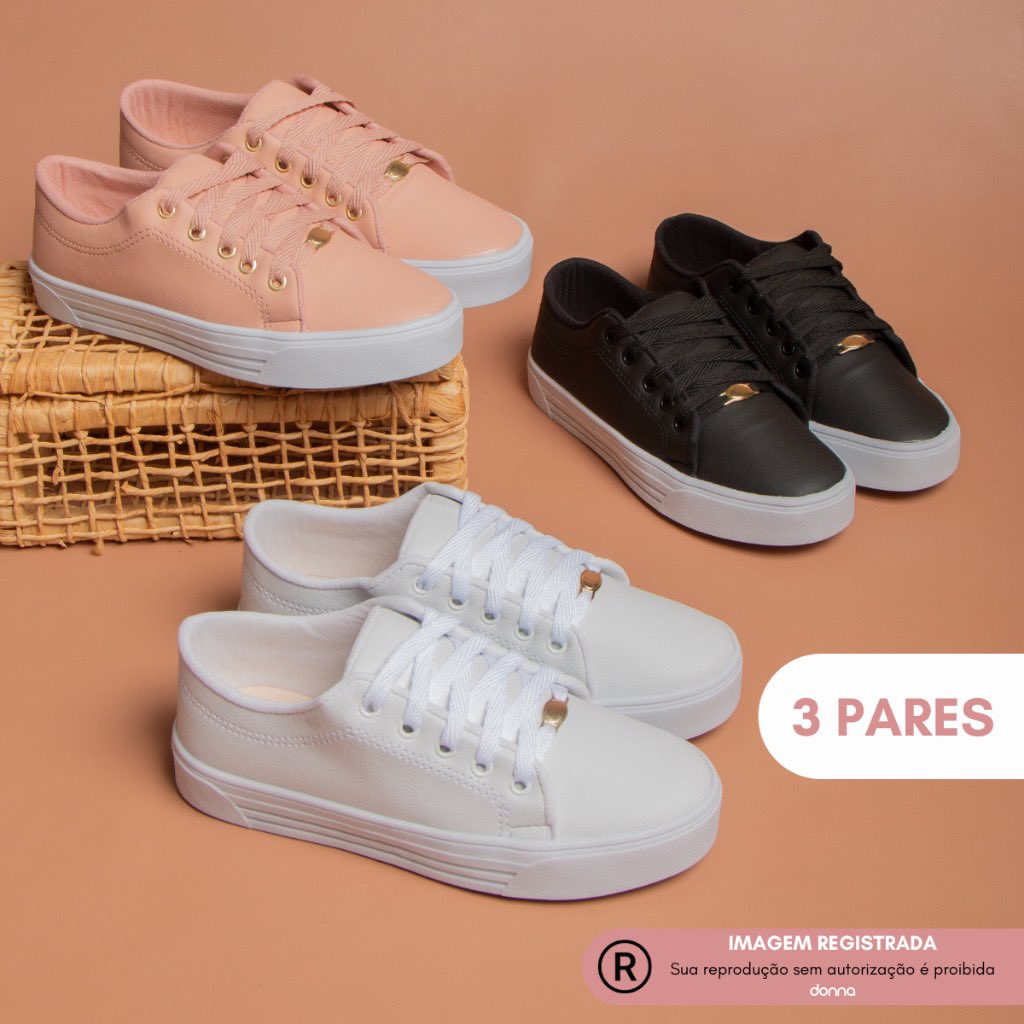 Davidachados's tweet photo. Dê uma olhada em Kit 3 Pares Tenis Feminino Donna Casual Basico Dia a dia por R$99,99. Compre na Shopee agora! https://t.co/aMMnLDUIrV

#achadinhos #shopee #achadosdashope #achados #aquitem #promoção #BlackFriday #comocomprar #ondecomprar https://t.co/s9Zie9zYf5