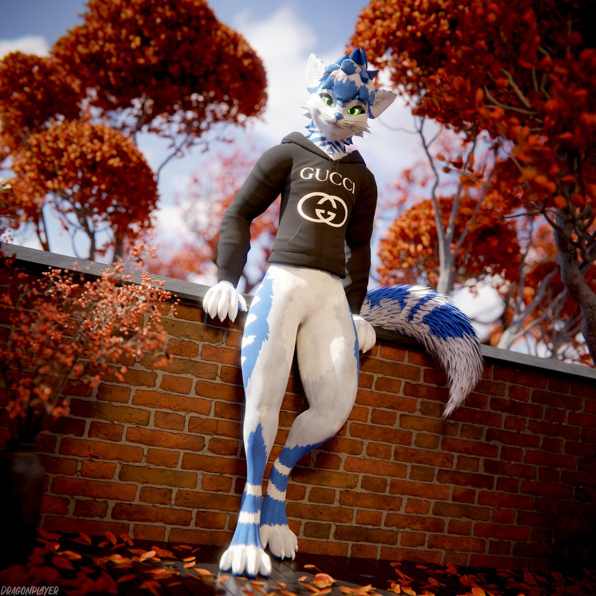 Wanna come take a walk with me? 
📸: <a href="/DragonPlayer3D/">DragonPlayer</a> 
#furries #VRChatPhotos #VRC #Fursona #fall2024