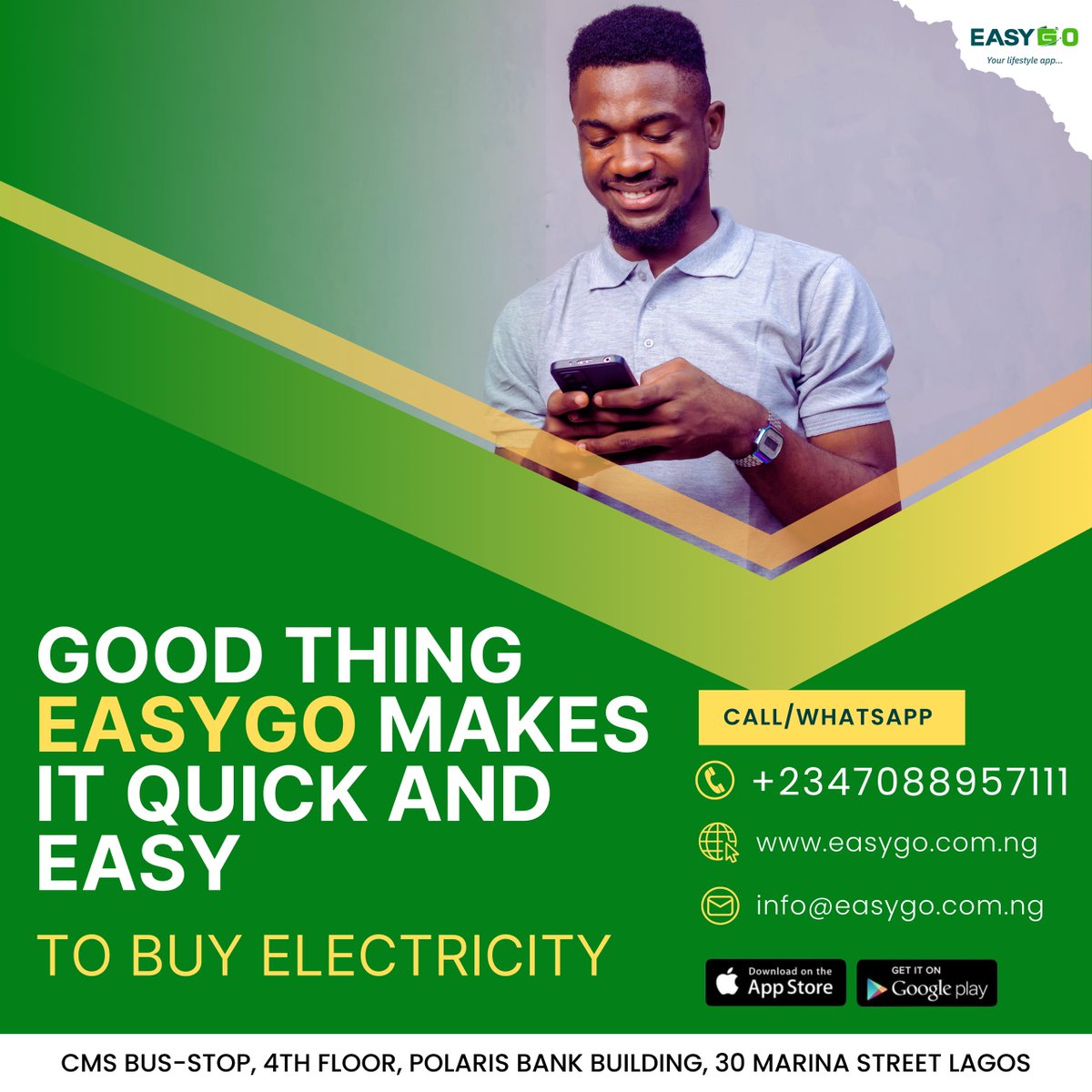 _easygoapp's tweet photo. When the electricity goes off and you remember you didn't top up...
#EasyGo makes it quick and easy to buy electricity anywhere you are.

Download #easygoapp now

#Electricitybill #electricitytopup #electricityunit #electricityprepaid #buyelectricity #buypower #easygo https://t.co/6c2qFRCJyJ