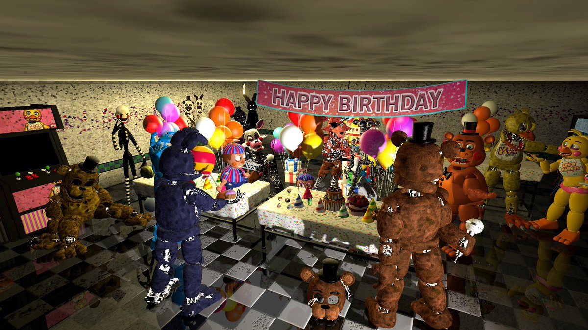 BrandonMonster9's tweet photo. Happy 10th anniversary to FNAF 2!
#Fnaf #FNAF2Anniversary #ToyAnimatronics #WitheredAnimatronics #ShadowAnimatronics #PaperPals https://t.co/NqReT6m76Y