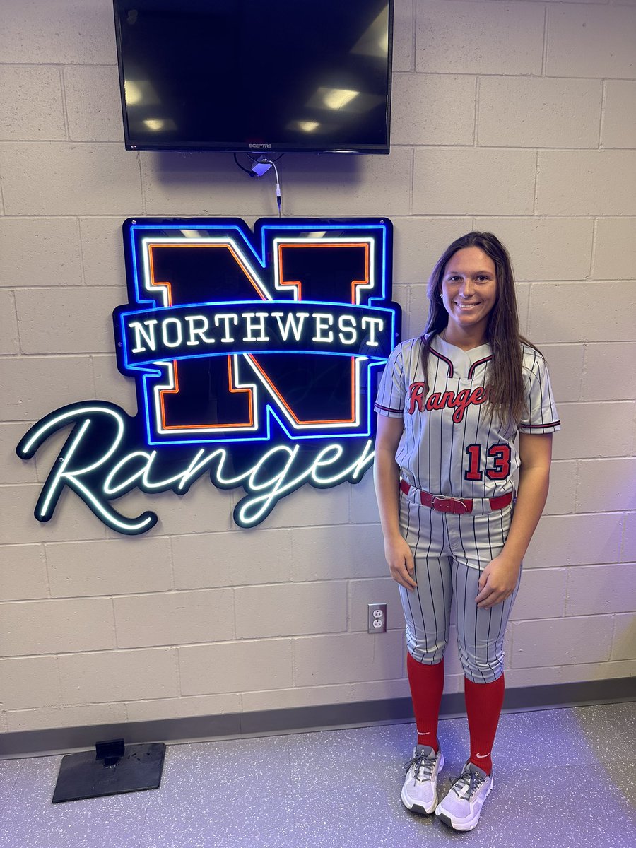 Thank you so much <a href="/cbramlett18/">Coach Bramlett</a> and <a href="/othercoachyoung/">Dustin Young</a> for the awesome visit today!!! I had the best time being  on campus and learning about the softball program!!! Go Rangers!! ❤️🥎 <a href="/NWCCSoftball/">Northwest Ranger Softball</a>