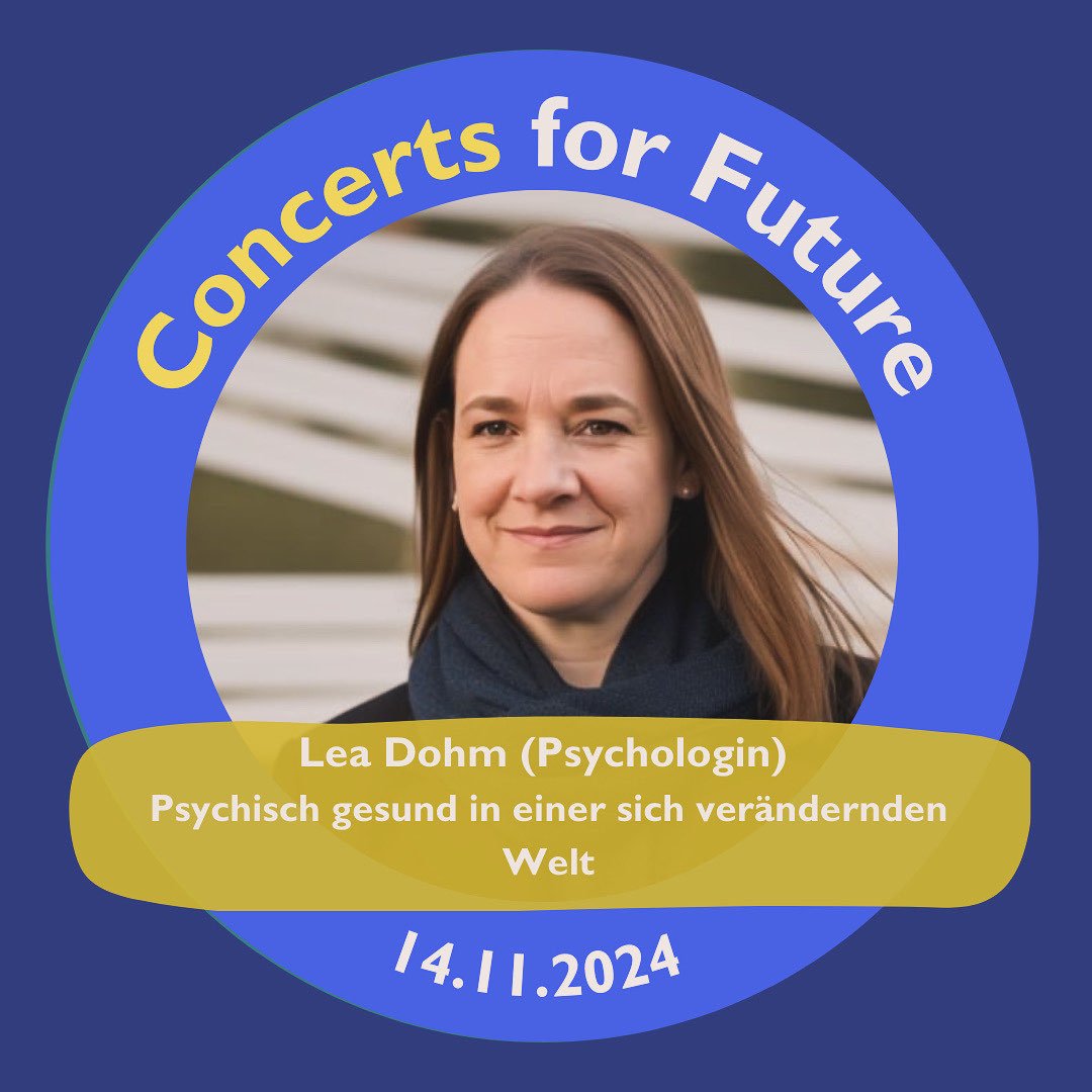 P4F_Hamburg's tweet image. Am Donnerstag ist der 2. Teil der Konzertreihe der #ConcertsForFuture. Auf euch wartet ein Vortrag der Psychologin und Autorin @LeaDohm und wundervolle Musik. Ab 19 Uhr in der Marienkirche in Ottensen. Eintritt frei, Spenden erlaubt!