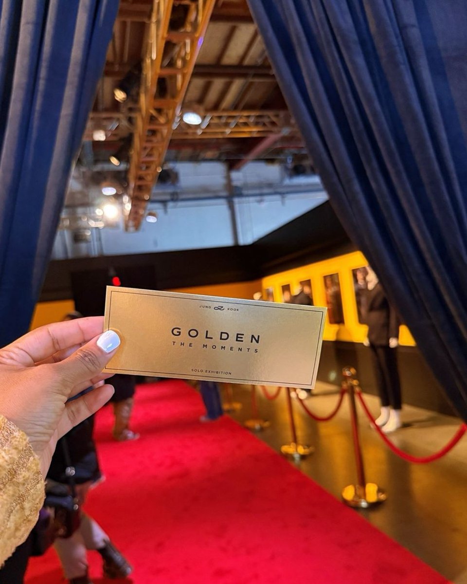 ⏰ Last chance, #BTS #ARMY! It's the final week for #JUNGKOOK EXHIBITION: #GOLDEN - THE MOMENTS in LA! 🌟

Don’t miss exclusive merch, epic photo-ops, and Jung Kook’s artistic journey! Ends 11/17! 💜

📍 Ace Mission Studios, #LA 
🎟️ bit.ly/JungKook_LA_Ex…

#GoldenExhibition