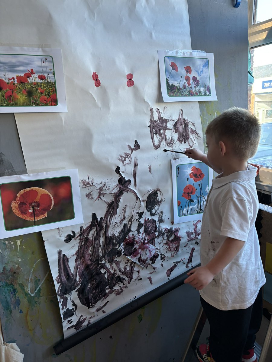 A very lovey day working with children across the school thinking about British values and Remembrance Day. Poppy art from Y6-Nursery. <a href="/StPeteratGowts/">Saint Peter at Gowts</a>
