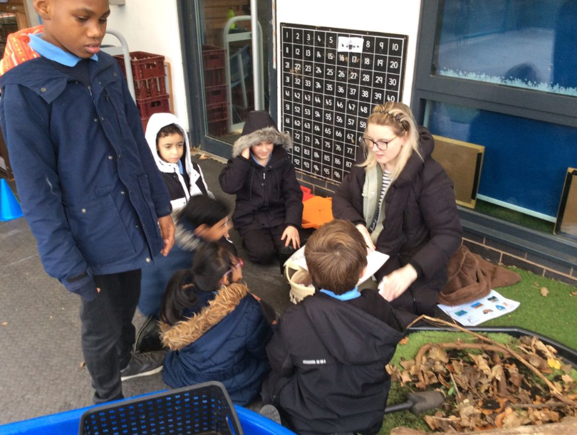 This week the children in The Nest enjoyed a wonderful sensory story outside to launch their new story 'We are Going on a Bear Hunt.'