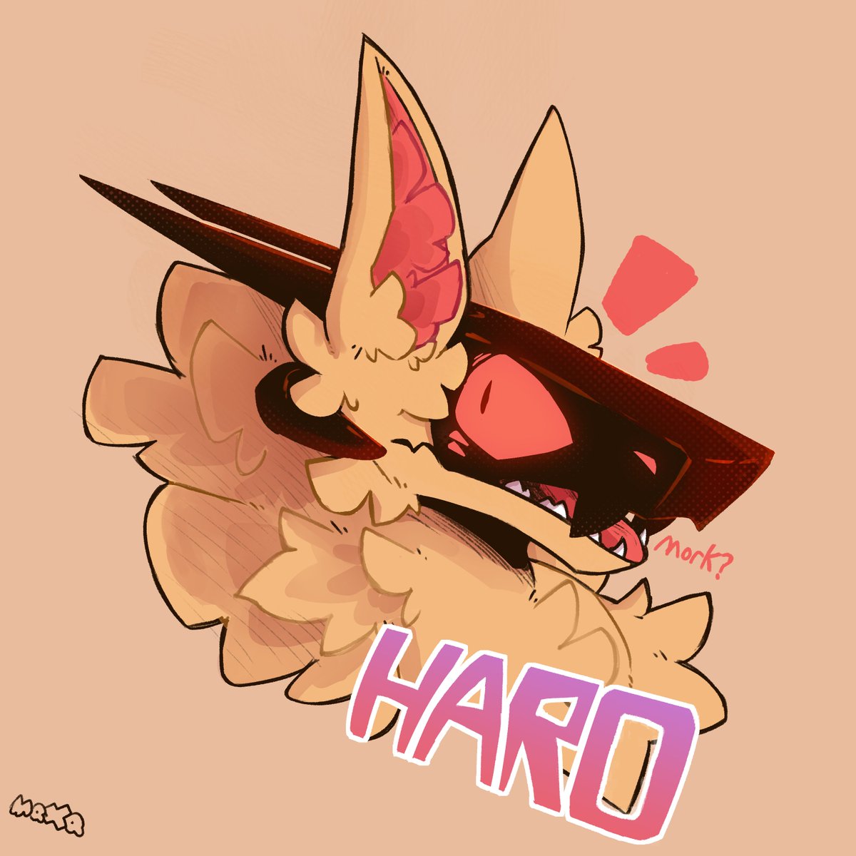 Badge of my silly mantled beast fella