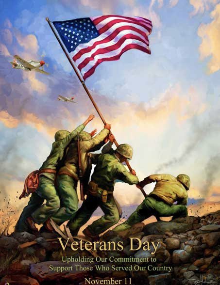 Today, I honor and celebrate all
Veterans who have bravely served our country.

Thank you, Veterans, for your bravery, dedication, and unwavering strength. I owe you more than I can ever express.