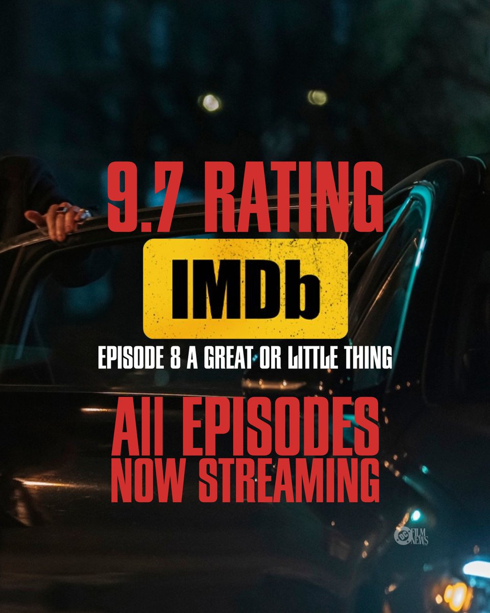 The final episode of #ThePenguin currently has one of the highest IMDb ratings for a TV show ever at 9.7.

All episodes are now streaming on <a href="/StreamOnMax/">Actually HBO Max</a>.