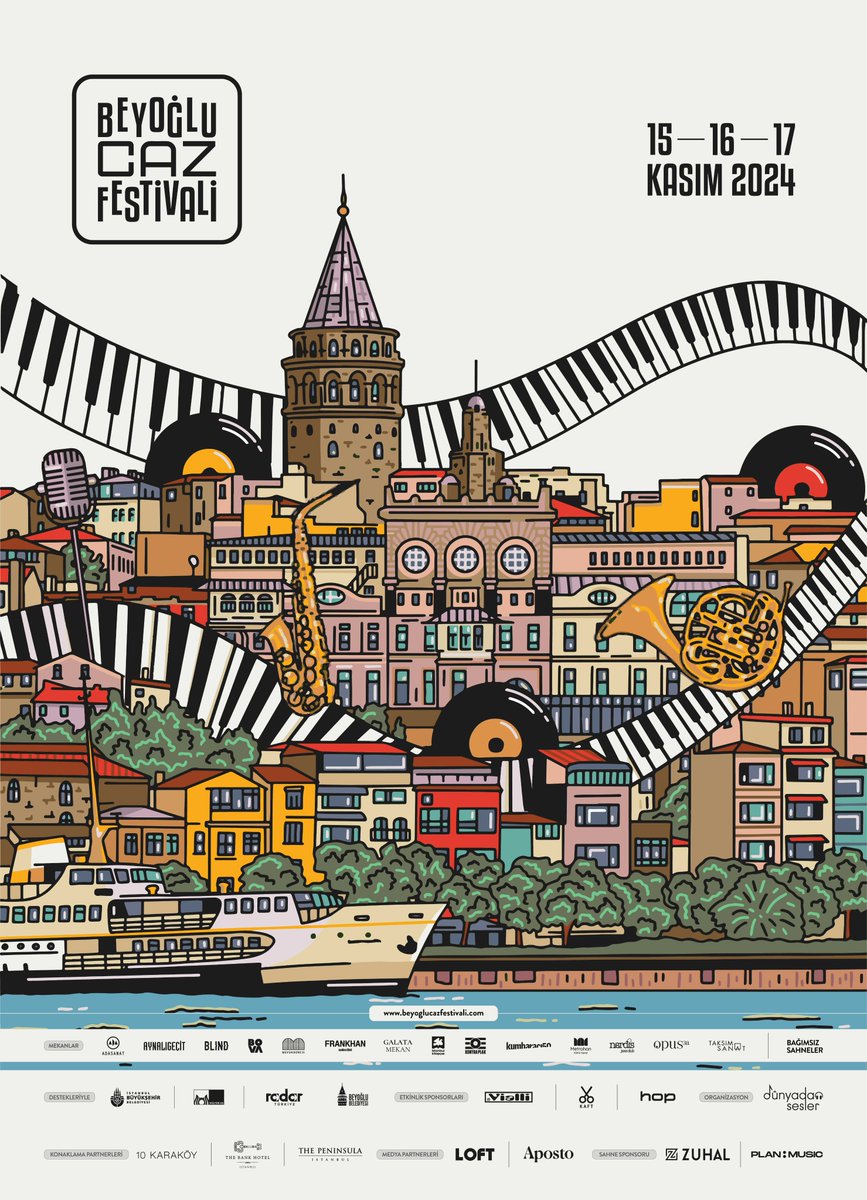 15-16-17 Kasım tarihlerinde üç gün sürmesi planlanan Beyoğlu Caz Festivali'nde memleketimiz cazcılarıyla dünyanın farklı ülkelerinden şehrimize gelecek cazcılar buluşacak. 

Festivalle ilgili her şey için, Twitter ağzıyla konuşacak olursak, #ff <a href="/beyoglucaz/">Beyoğlu Caz Festivali</a> 🎷💛