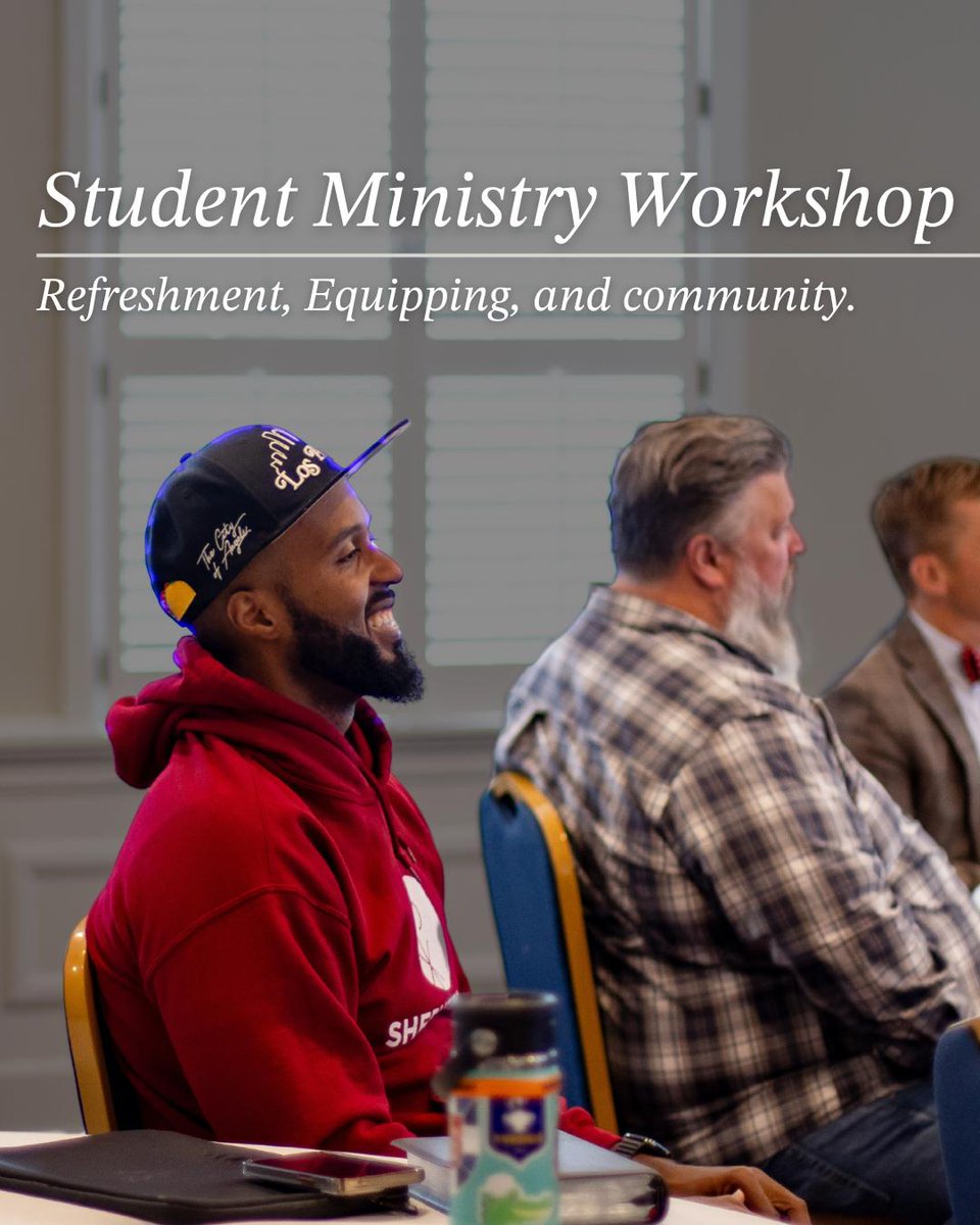SBTS's tweet photo. A NEW offering from #SouthernSeminary, the Student Ministry Workshop is designed to give men and women in student ministry the opportunity to learn, network, and retreat.
Learn more about the Student Ministry Workshop here: https://t.co/xv5y7nlzHj
#TrustedforTruth #StudentMinistry #Workshop