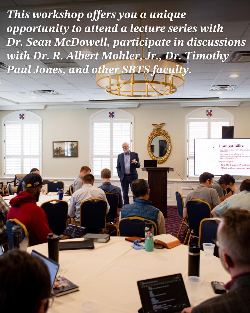 SBTS's tweet photo. A NEW offering from #SouthernSeminary, the Student Ministry Workshop is designed to give men and women in student ministry the opportunity to learn, network, and retreat.
Learn more about the Student Ministry Workshop here: https://t.co/xv5y7nlzHj
#TrustedforTruth #StudentMinistry #Workshop