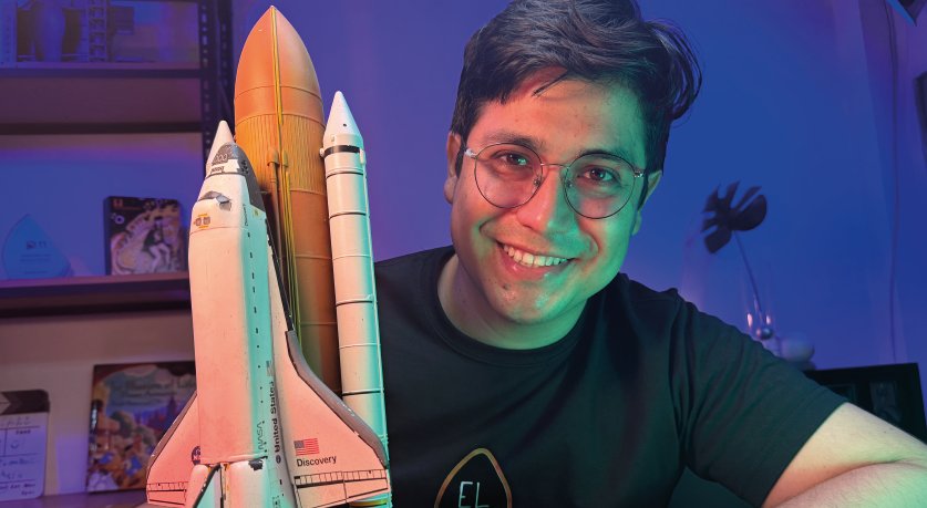 espol's tweet photo. El cortometraje en stop motion ‘El transbordador espacial’, dirigido por Víctor Estrada, técnico docente de @FadcomEspol, fue seleccionado como finalista del concurso internacional CineSpace 2024, que organiza la NASA y la Sociedad de Artes Cinematográficas de Houston.

Desde la #ESPOL enviamos una felicitación a nuestro representante y auguramos éxitos en la final, que se celebrará este 17 de noviembre, en Houston, Texas.