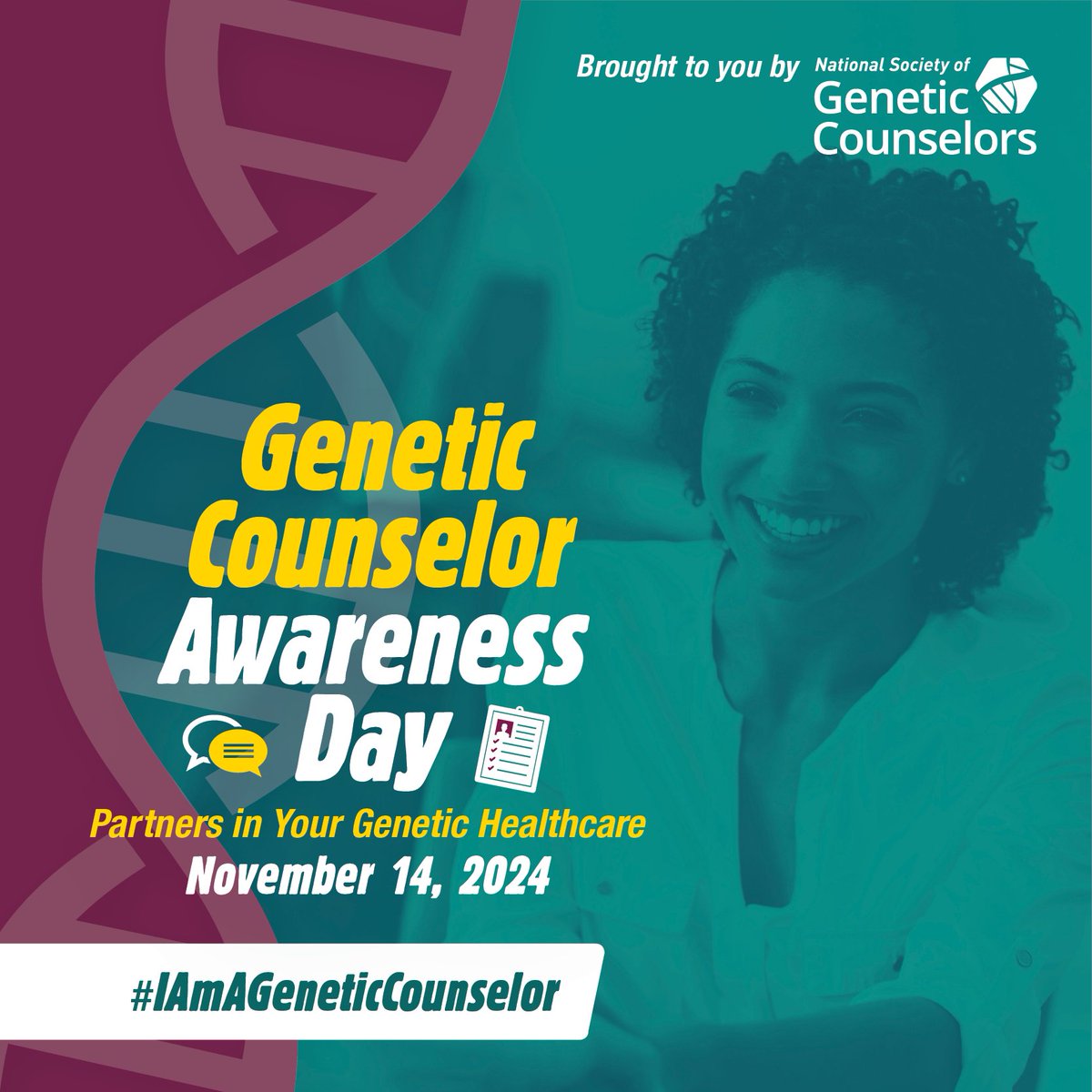 📣 #GeneticCounselorAwarenessDay is coming up! Spread the word through the web, social media, and email resources. Visit our website for tools and more: nsgc.org/Education-and-…