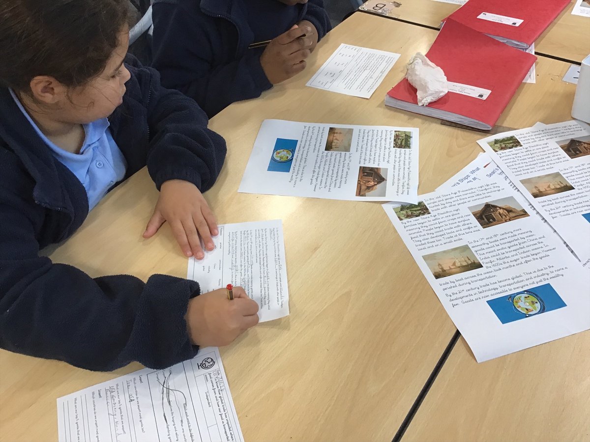 Children in Year 5 learnt about how we use our oceans for trade and how this has been developed over time.