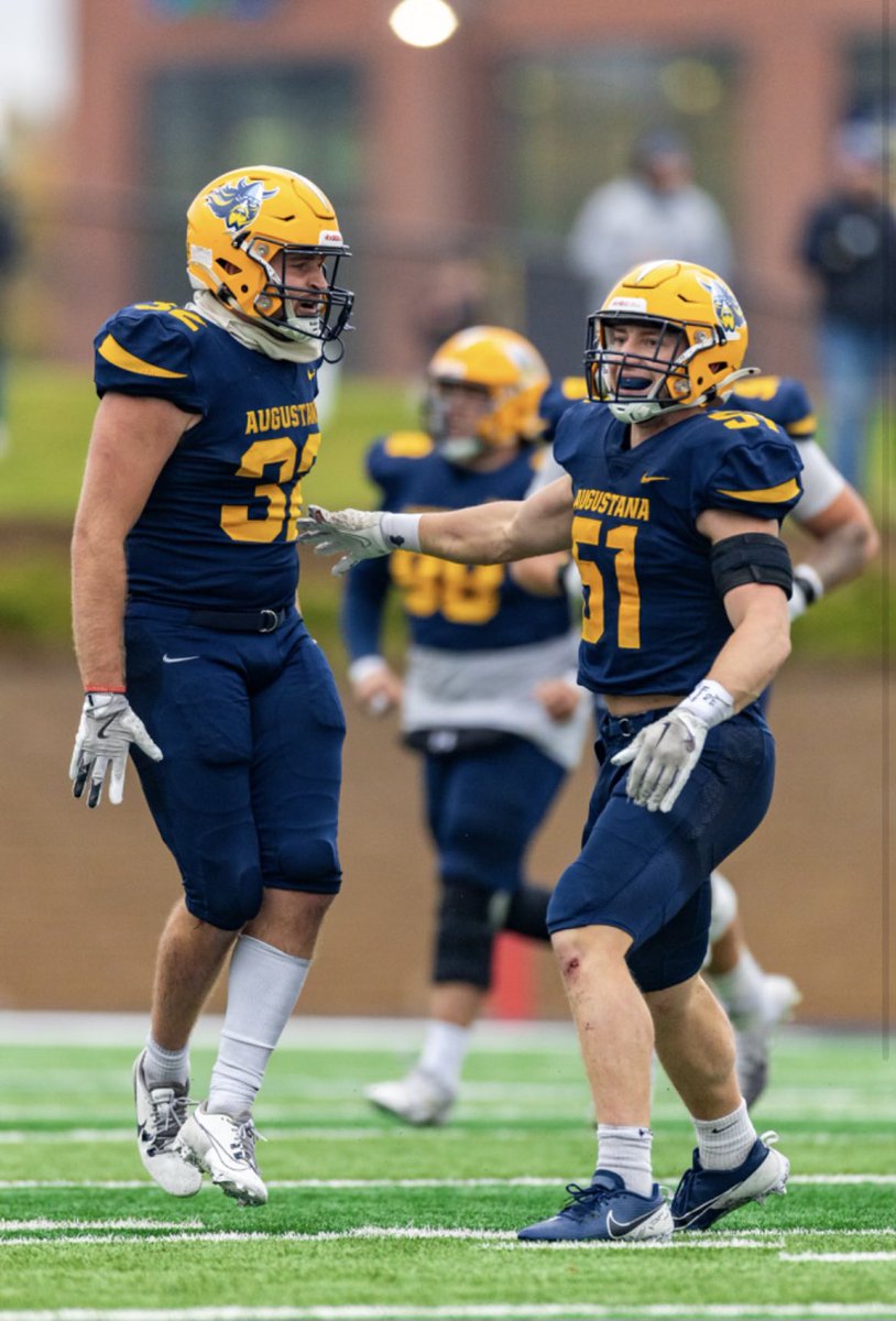 Kade got NSIC Def. Player of the wk for the 2nd time in the last 3 wks.  His teammate got the Offensive POTW as well. AU Vikings our firing on all cylinders!  #BeTheRock ⚔️ <a href="/KadeLynott/">Kade Lynott</a>