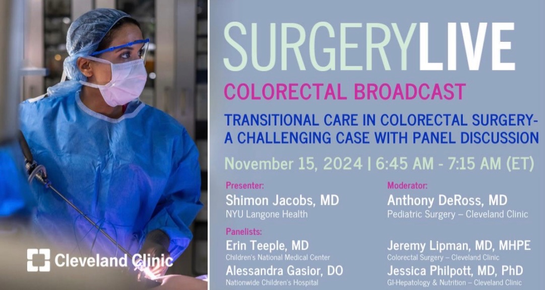 Rita Rys (@ritarys1) on Twitter photo Tune in to <a href="/CleClinicMD/">Cleveland Clinic MD</a> <a href="/CleveClinicFL/">Cleveland Clinic Florida</a> #SurgeryLive on 11/15/24 to hear Anthony DeRoss, <a href="/JeremyLipman/">Jeremy Lipman</a>, <a href="/JessPhilpottMD/">Jessica Philpott</a>, <a href="/ErinTeeple/">Erin Teeple</a> <a href="/Dr_Alessandra_G/">Alessandra Gasior, DO,FACS</a> & <a href="/ShimonEJacobsMD/">Shimon Jacobs</a> discuss āTransitional Care in CORS-A Challenging Caseā. bit.ly/surgeryliveCCF pwd is surgerylive <a href="/MRegueiroMD/">Miguel Regueiro</a> Tune in to <a href="/CleClinicMD/">Cleveland Clinic MD</a> <a href="/CleveClinicFL/">Cleveland Clinic Florida</a> #SurgeryLive on 11/15/24 to hear Anthony DeRoss, <a href="/JeremyLipman/">Jeremy Lipman</a>, <a href="/JessPhilpottMD/">Jessica Philpott</a>, <a href="/ErinTeeple/">Erin Teeple</a> <a href="/Dr_Alessandra_G/">Alessandra Gasior, DO,FACS</a> & <a href="/ShimonEJacobsMD/">Shimon Jacobs</a> discuss āTransitional Care in CORS-A Challenging Caseā. bit.ly/surgeryliveCCF pwd is surgerylive <a href="/MRegueiroMD/">Miguel Regueiro</a>