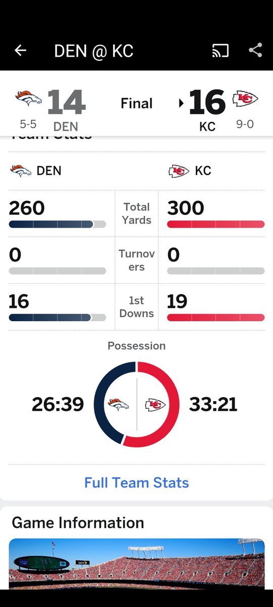 1MailmanJ's tweet photo. @ZacStevensDNVR We did not outplay the Chiefs. But we DID play well enough to be in position to win this game. Chiefs blocked the kick.  Sucks for us but I'm hopeful that Broncos/Chiefs can be a true rivalry again.  #BroncosCountry #BoNix #Broncos #ChiefsKingdom #Chiefs https://t.co/AaY283lIcb