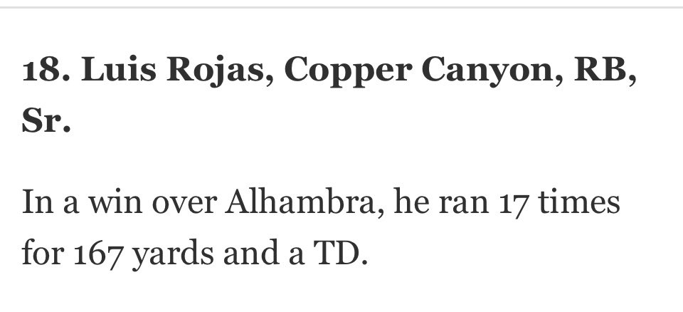CopperCanyonFB (@ccaztecsfb) on Twitter photo Congratulations <a href="/LuisRojas2007/">Luis Rojas</a> making the Top 20 high school performers <a href="/azcentral/">azcentral</a> <a href="/azc_obert/">Richard Obert</a> <a href="/TollesonUhsd/">Tolleson Union High School District</a> Congratulations <a href="/LuisRojas2007/">Luis Rojas</a> making the Top 20 high school performers <a href="/azcentral/">azcentral</a> <a href="/azc_obert/">Richard Obert</a> <a href="/TollesonUhsd/">Tolleson Union High School District</a>