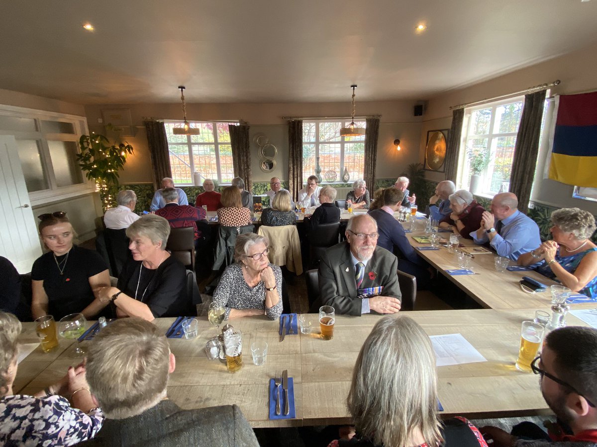 More pictures from the Shrewsbury RAMC assoc Remembrance Lunch.  Lots of discussion about the future and how best to incorporate newer members who will be RAMS.  Our corps history is important!