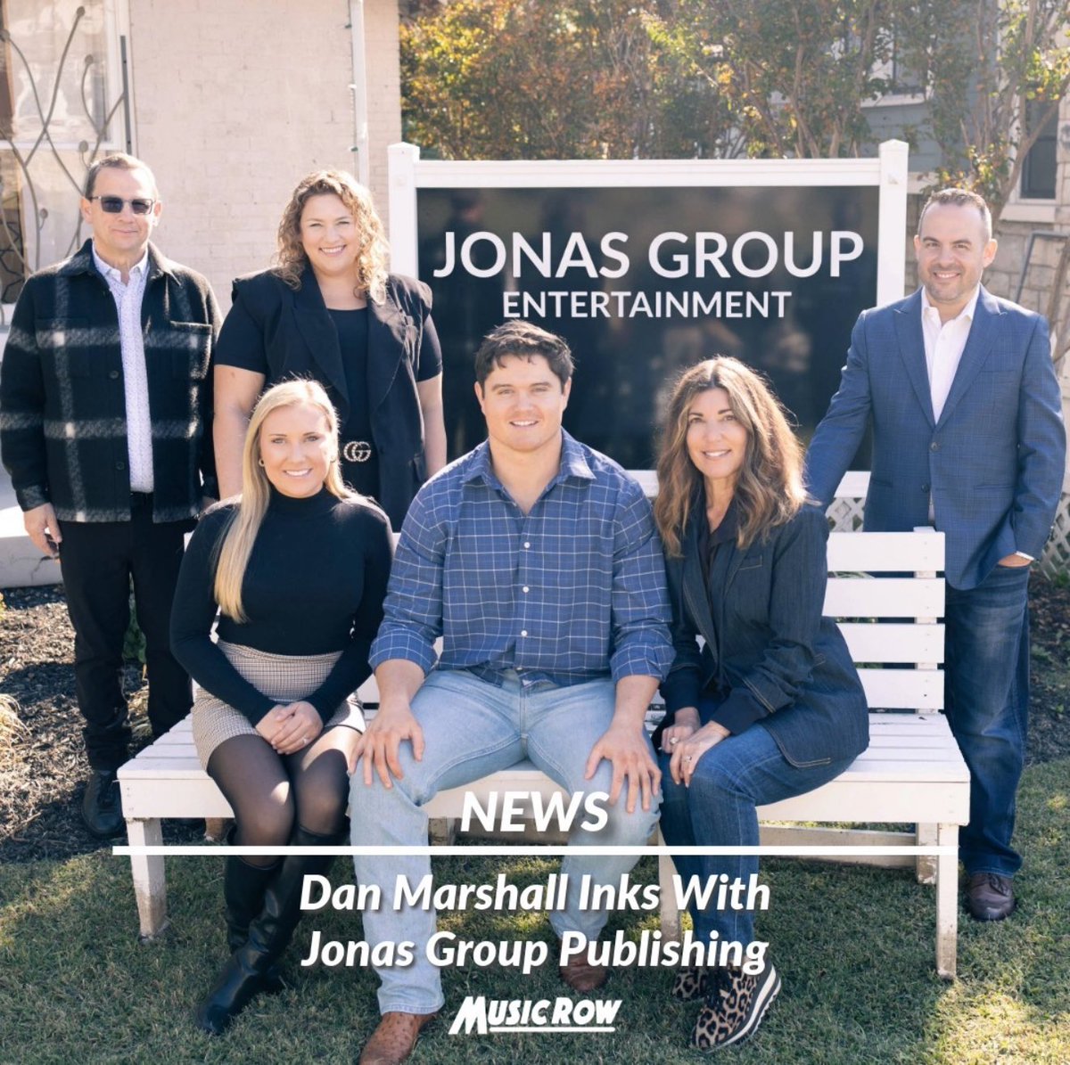 Singer-songwriter Dan Marshall has signed an exclusive publishing deal with Jonas Group Publishing.