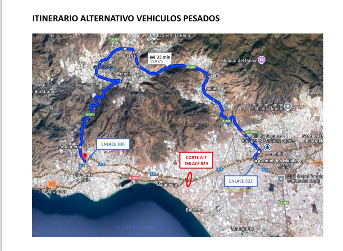 A7 Almería DANA