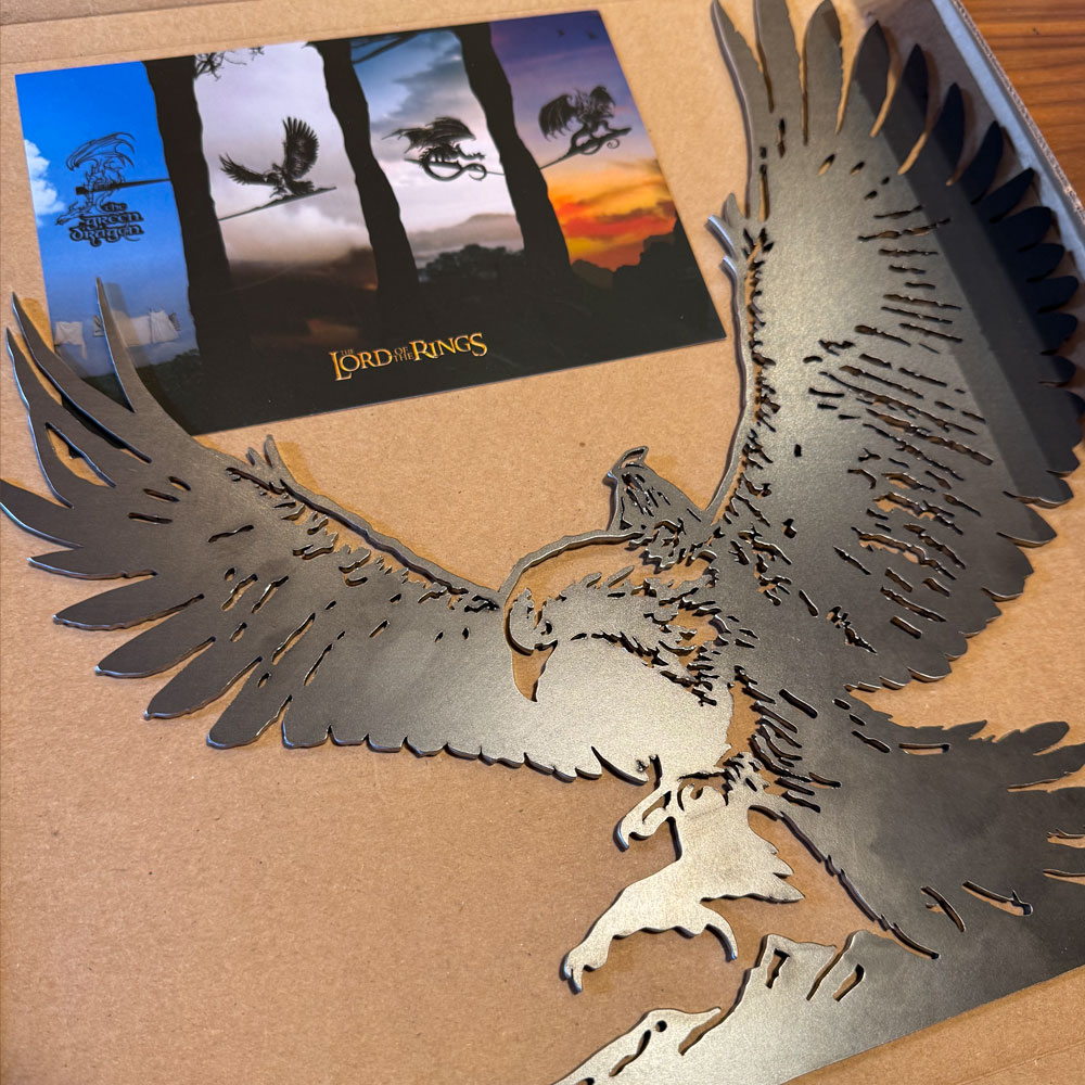 Geek Orthodox (@geekorthodoxart) on Twitter photo Things have been so crazy that I almost forgot to post about this awesome metal art from <a href="/MetalbirdUSA/">Metalbird USA</a> that I got at the War of the Rohirrim afterparty hosted by <a href="/theoneringnet/">TheOneRing</a> . It is *gorgeous* in front of our fall foliage, and I love the thoughtful, eco-friendly packaging. Things have been so crazy that I almost forgot to post about this awesome metal art from <a href="/MetalbirdUSA/">Metalbird USA</a> that I got at the War of the Rohirrim afterparty hosted by <a href="/theoneringnet/">TheOneRing</a> . It is *gorgeous* in front of our fall foliage, and I love the thoughtful, eco-friendly packaging.