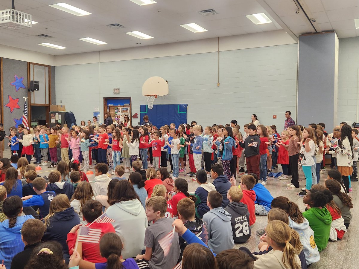 Today, our school honored Veterans Day with a heartfelt assembly, celebrating the bravery of students' family members who served. Thank you, veterans, for inspiring us all! #VeteransDay #ThankYouVeterans <a href="/AsaPackerBASD/">AsaPacker</a>