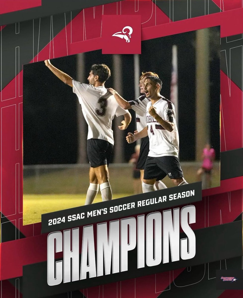 Congratulations to client Nat Larkin and his <a href="/UMobileRams/">University of Mobile Rams Athletics</a> team as they are crowned 2024 SSAC Conference Champions for the 2nd year running🏆