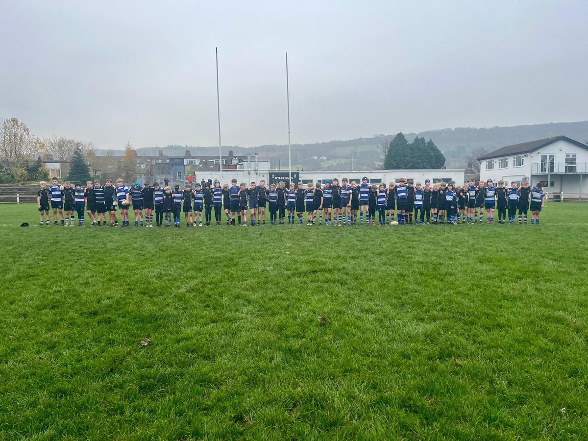 otleyrugbyclub's tweet photo. Huge shoutout to all our junior players- the mighty Zebras-and our incredible volunteers for an unforgettable weekend of rugby! 🦓💪
Facing off against our neighbours Yarnbury on Rememberance Sunday made it extra special 👏
#RugbyFamily #ZebraPride #JuniorRugby #Otley #OneClub https://t.co/KiyPskMb2m