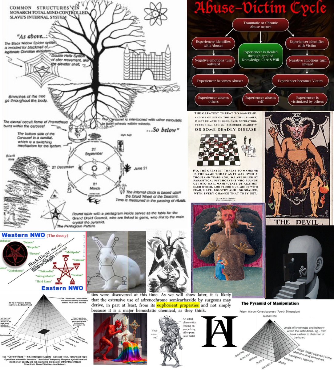 AmurakaHidden's tweet image. The Doctrine of Trauma-Based Mind Control 🧵

Ritual Abuse, Sodomy and TRAUMA is the Modus Operandi of Brainwashing in the Dark Occult AND MK-Ultra Programming. The Doctrine of the Kings of Sodomy.

The Act of Ritual Sodomy bonds the Programmer to the Victim, especially a CHILD.