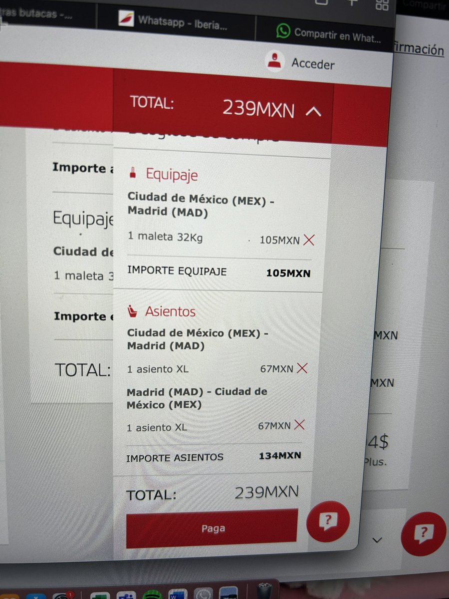 Chaaiivd's tweet photo. @Profeco quiero comenzar mi proceso contra esta publicidad engañosa de Iberia @Iberia en su página estaba en pesos mexicanos y me cobraron en dólares. Y no me han dado respuesta, esto lo reporte ese mismo día e Iberia solo me dice “que lo están revisando” https://t.co/m2jvLshu9q