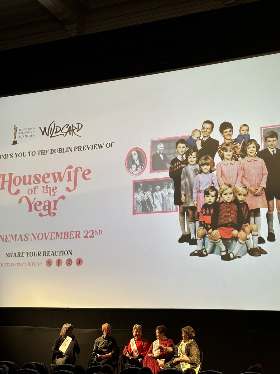 Congratulations <a href="/CiaranCass/">Ciaran Cassidy</a> for this superb Documentary. Can’t recommend #housewifeoftheyear enough!  Ful house at tonight’s preview <a href="/IFI_Dub/">Irish Film Institute</a>
