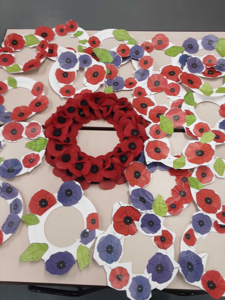 Children and staff took time today for the national 2 minute silence of remembrance &amp; we held special assemblies on this theme. Our head pupils along with Mr DCM and Mrs Willans represented the school at the cenotaph service yesterday, with the children reading their own poems.
