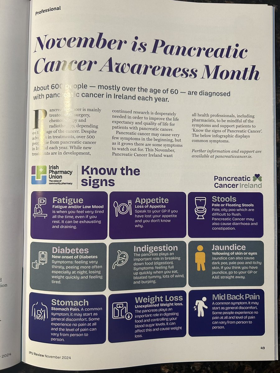 Niall Rochford (@rochfordniall) on Twitter photo <a href="/pancanireland/">Pancreatic Cancer Ireland</a> we are very grateful to <a href="/ICGPnews/">Irish College of GPs</a> and <a href="/IrishPharmacy/">Irish Pharmacy Union</a> for their invaluable guidance support & help in improving the awareness and early detection of #PancreaticCancer in primary health care settings in Ireland Real tangible progress!! #5in6 #StrongerBetterTogether <a href="/pancanireland/">Pancreatic Cancer Ireland</a> we are very grateful to <a href="/ICGPnews/">Irish College of GPs</a> and <a href="/IrishPharmacy/">Irish Pharmacy Union</a> for their invaluable guidance support & help in improving the awareness and early detection of #PancreaticCancer in primary health care settings in Ireland Real tangible progress!! #5in6 #StrongerBetterTogether