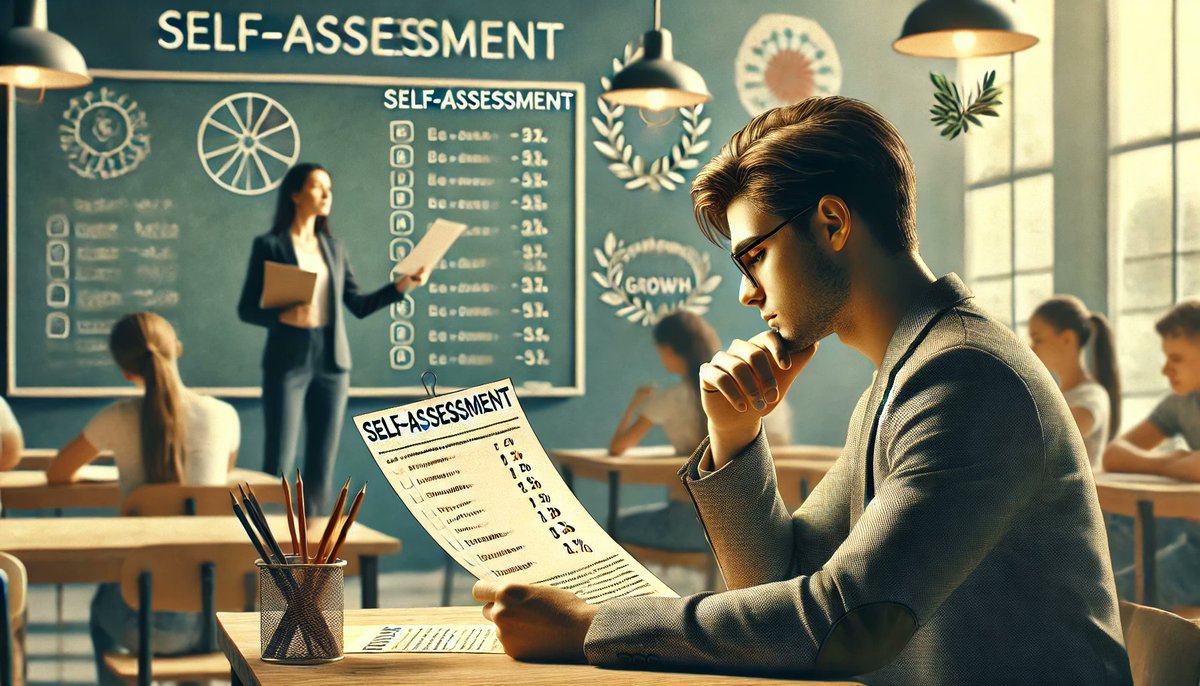 Self-reported grades: ES= 0.96 or 2+years learning

When kids compare their evaluations with our feedback, it deepens their understanding of the learning.

Self-assessment isn’t just grading, it’s about taking ownership &amp; building lifelong learning.