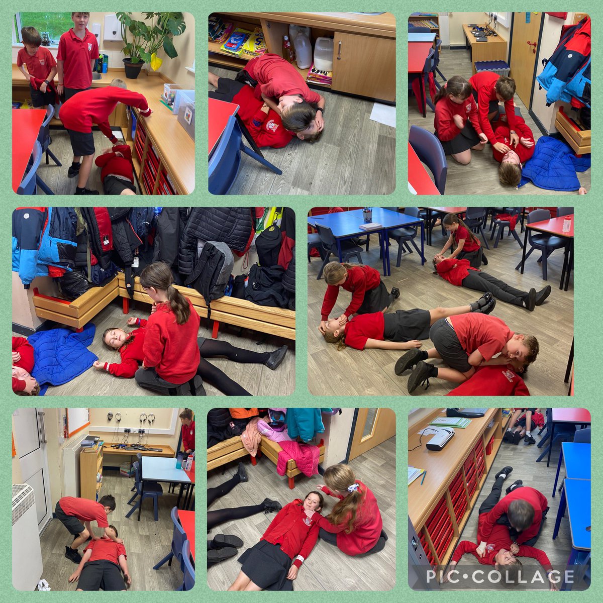 MissJonesPYG's tweet photo. Dysgu Disglair ⭐️ Diolch i Mr Turner am ein sesiwm cymorth cyntaf! Thank you to Mr Turner for our first aid session. https://t.co/h5I6dpck4d