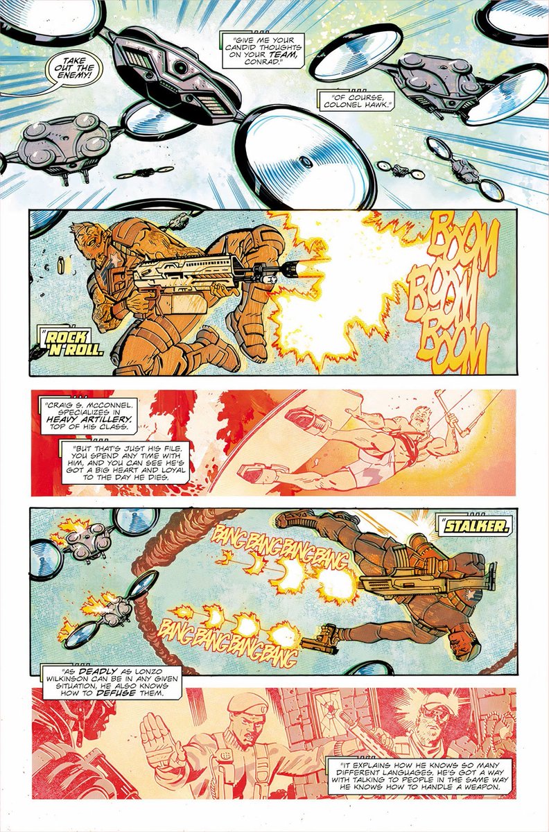 FANTASTICF4UR's tweet photo. معاينة قديمة للعدد الأول من السلسلة المنتظرة G.I. Joe (2024) الذي سيصدر الأسبوع القادم.
- من كتابة: #JoshuaWilliamson
- ورسم: #TomReilly
ْ
#ImageComics #SkyboundEntertainment #Skybound #EnergonUniverse #GIJoe #Cobra #CobraCommander https://t.co/7eZJgxy4L0
